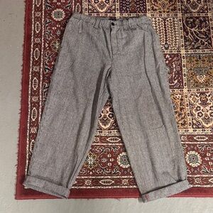 Theories Of Atlantis black& white pattern size large lounge surf pants skate